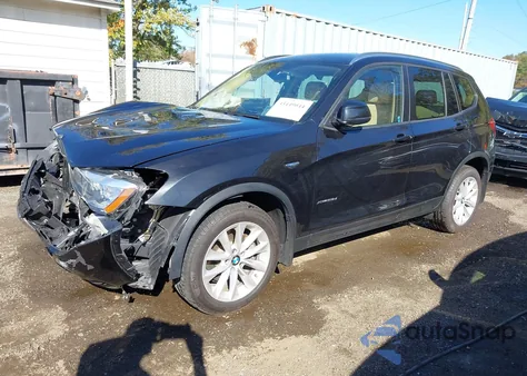 2015 BMW X3 xDrive28D z USA, uszkodzony, nr VIN 5UXWY3C58F0E97837